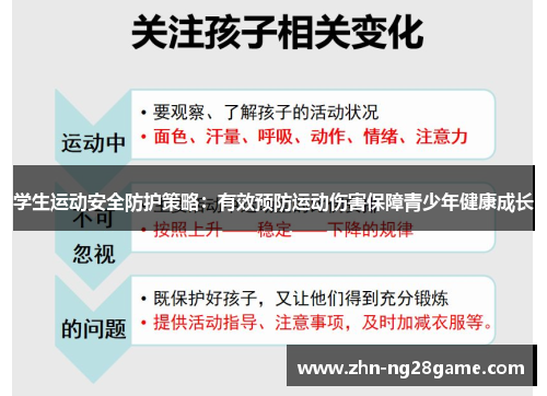 学生运动安全防护策略：有效预防运动伤害保障青少年健康成长