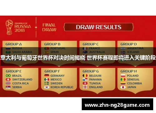 意大利与葡萄牙世界杯对决时间揭晓 世界杯赛程即将进入关键阶段